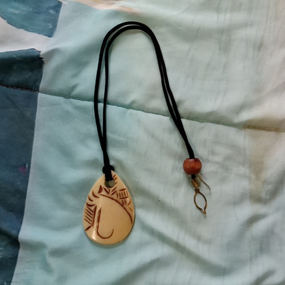 Bone Pendant Necklace